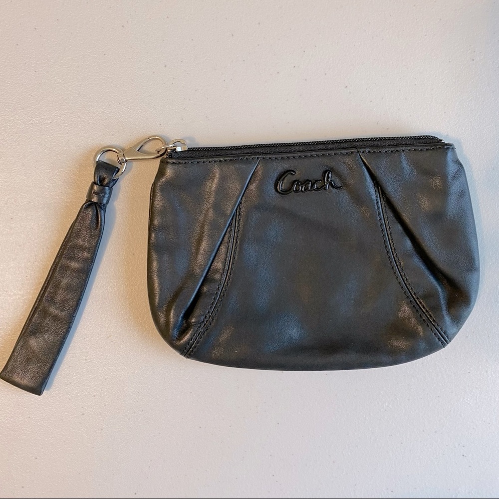 Black Coach Wristlet